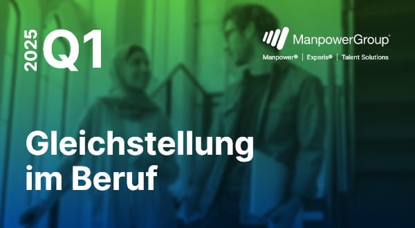 ManpowerGroup Arbeitsmarktbarometer Q1-2025 - Gleichstellung im Beruf