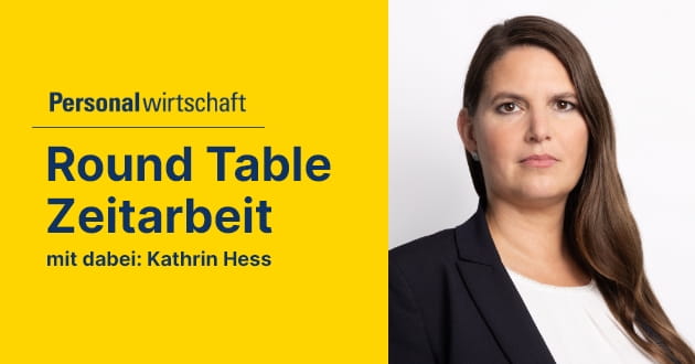 MPG in den Medien: Personalwirtschaft - Round Table Zeitarbeit - 27.09.2023