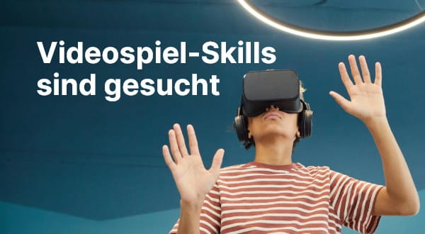 ManpowerGroup in den Medien: t3n - Arbeitgeber suchen Gamer - 19.06.2024 - Mann mit VR-Brille