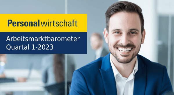 MPG in den Medien: Personalwirtschaft – Ergebnisse zum Arbeitsmarktbarometer Q1 2023 - 12.01.2023