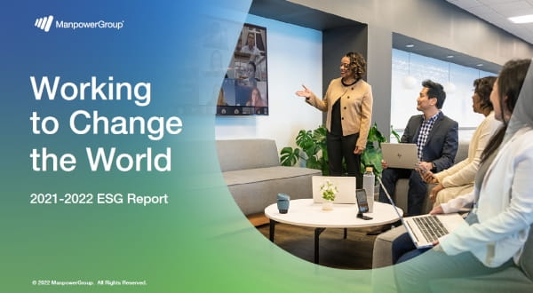 ESG-Report 2021-2022 - Working to change the World