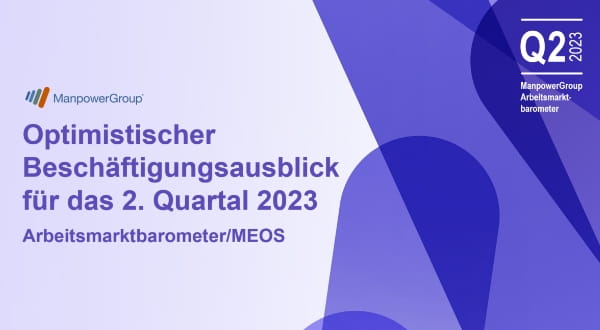 Cover Studie MPG Arbeitsmarktbarometer MEOS Q2-2023