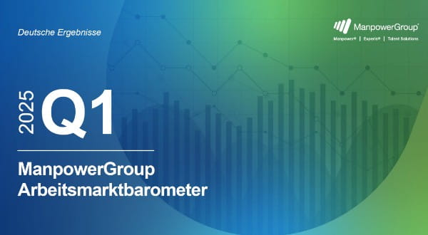 ManpowerGroup Arbeitsmarktbarometer MEOS Q1-2025 DE