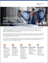 Cover des Faktsheets für Statement of Work