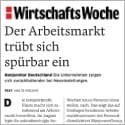 MPG in den Medien: WirtschaftsWoche Arbeitsmarktbarometer Q4-2023 - 15.09.2023