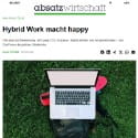 MPG in den Medien: Absatzwirtschaft - Hybrid Work macht happy - 29.04.2024