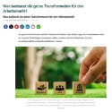 MPG in den Medien: Der Bank Blog - Grüne Transformation am Arbeitsmarkt - 29.04.2024