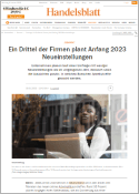MPG in den Medien: Handelsblatt – Ergebnisse zu MEOS Q1 2023 - 05.01.2023