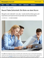 MPG in den Medien: Personalwirtschaft - Round Table Zeitarbeit - 03.10.2022