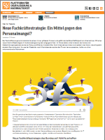 MPG in den Medien Screenshot DPU - Fachkräftestrategie gegen Personalmangel - 19.10.22