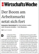 MPG in den Medien: WirtschaftsWoche - Arbeitsmarktbarometer Q3-2023 - 16.06.2023