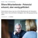 MPG in den Medien: Personalwirtschaft - Das Potenzial der Generation 50plus - 02.11.2023
