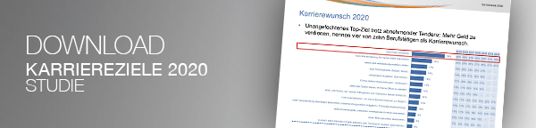 Box für die MPG Studie Karriereziele 2020 - Studie