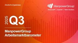 ManpowerGroup Arbeitsmarktbarometer MEOS Q3-2025 DE