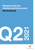 Box für das MPG Arbeitsbarometer Q2-2021 Titelblatt